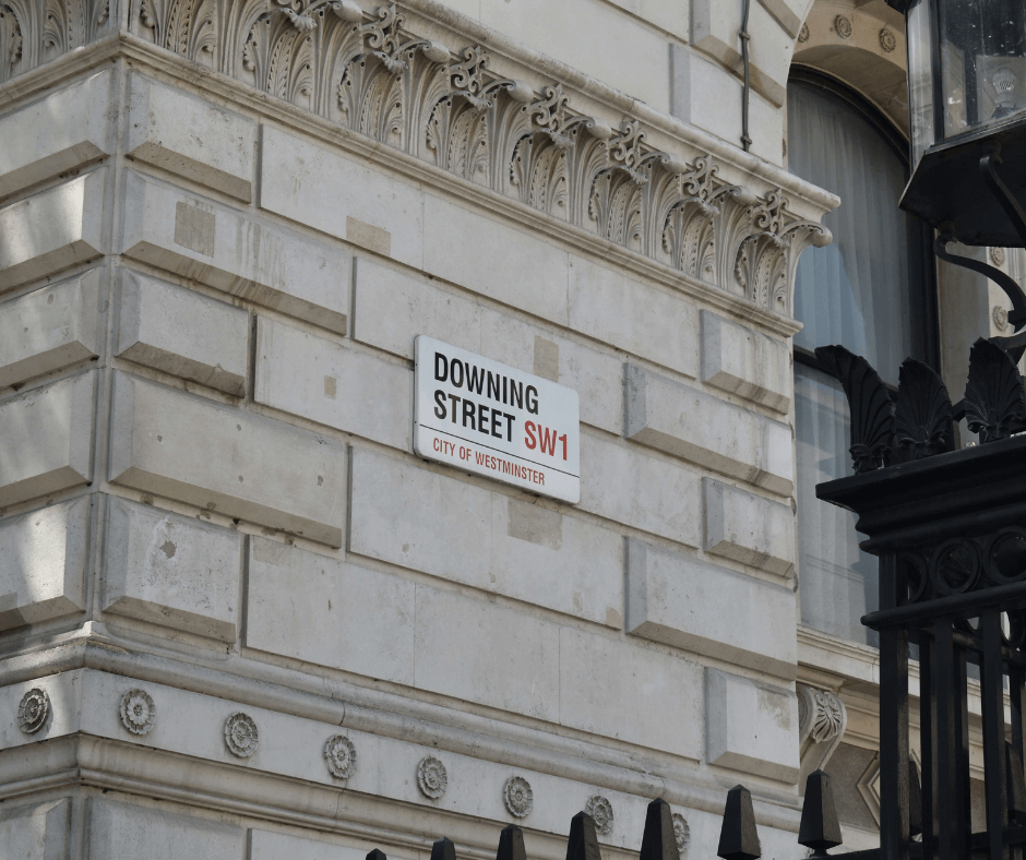 Downing Street street sign