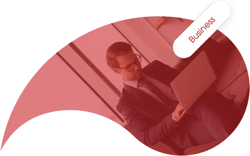 Accountant working from a laptop
